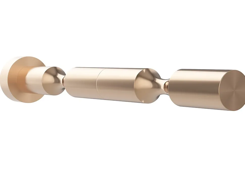 Support à bouteilles Vino Pins tiges pour 2 bouteilles dorée avec collet