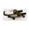 Support à bouteilles Vino Pins tiges pour 2 bouteilles Noir avec collet