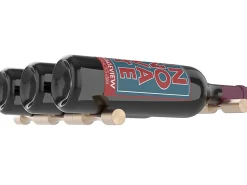 Support à bouteilles Vino Pins tiges pour 3 bouteilles dorée avec collet