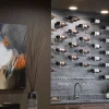 Support à bouteilles Vino Pins tiges pour 3 Bouteilles Aluminium usiné