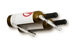 Support à bouteilles Vino Pins tiges pour 2 Bouteilles Aluminium usiné