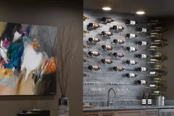 Support à bouteilles Vino Pins tiges pour 2 Bouteilles Aluminium usiné