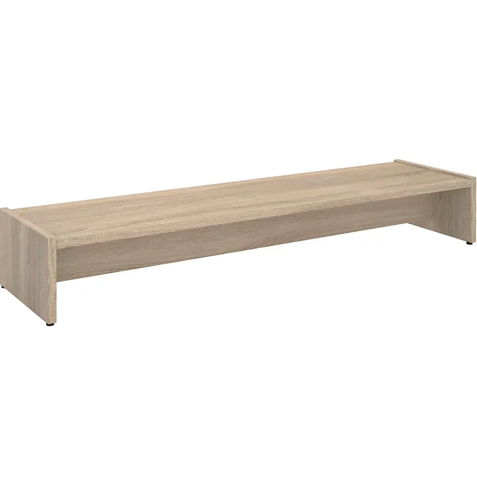 Support d'écran d'ordinateur SCREEN, en mélaminé décor chêne sonoma