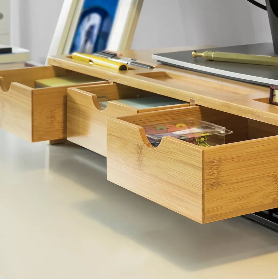Support de Moniteur écran Ergonomique pour écran d'ordinateur Universal, BBF03-N, SoBuy