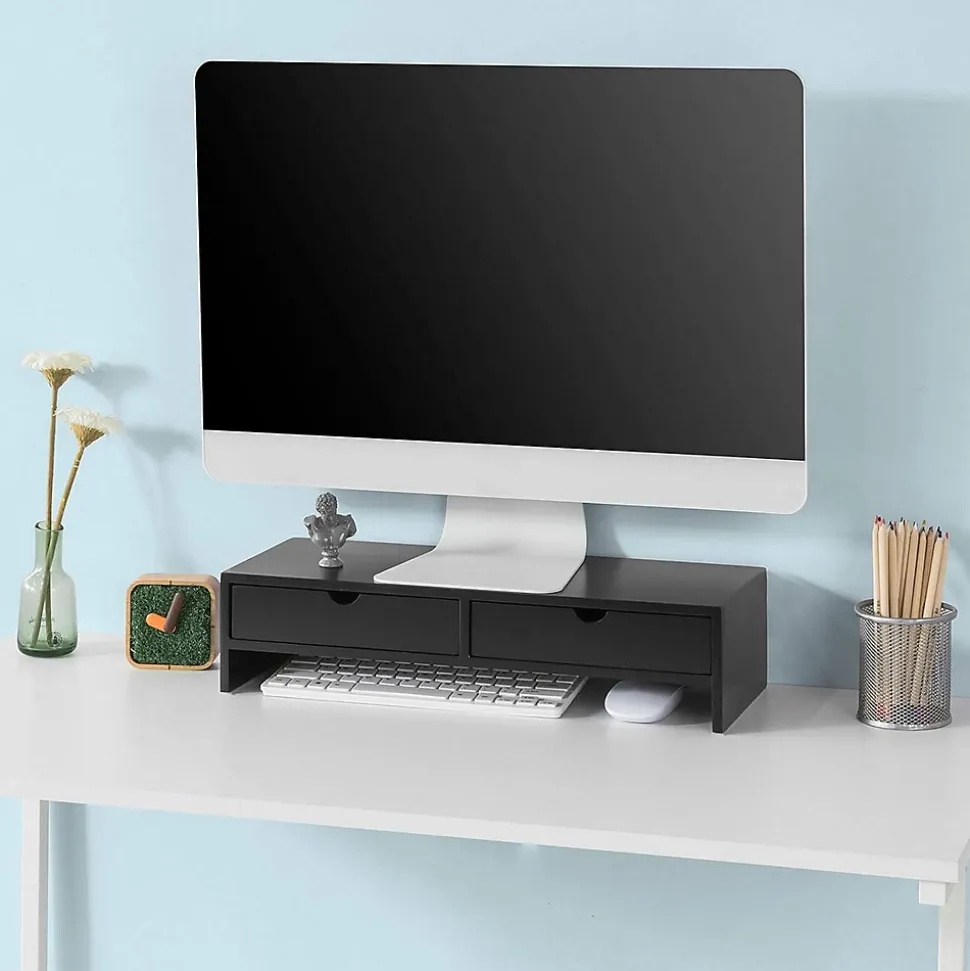 Support de Moniteur Ergonomique Support pour écran d'ordinateur, BBF02-SCH, SoBuy