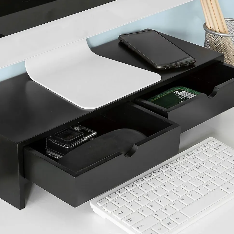 Support de Moniteur Ergonomique Support pour écran d'ordinateur, BBF02-SCH, SoBuy