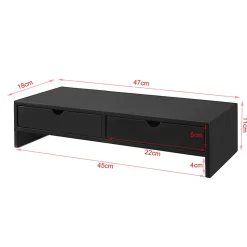 Support de Moniteur Ergonomique Support pour écran d'ordinateur, BBF02-SCH, SoBuy