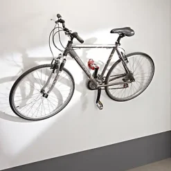 Support de rangement à vélo Mottez L. 8 cm x P. 13,8 cm fixation par la pédale