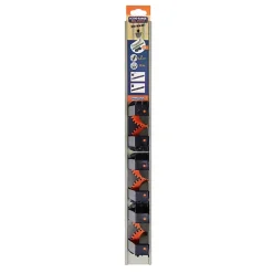 Support de rangement accro-range L. 50,5 cm, gris foncé