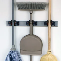 Support de rangement accro-range L. 50,5 cm, gris foncé