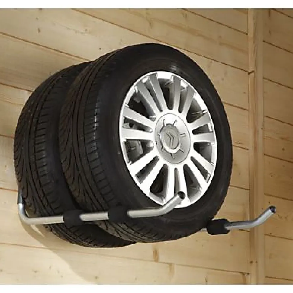 Support de rangement équerre double gainé Mottez L. 30 cm acier