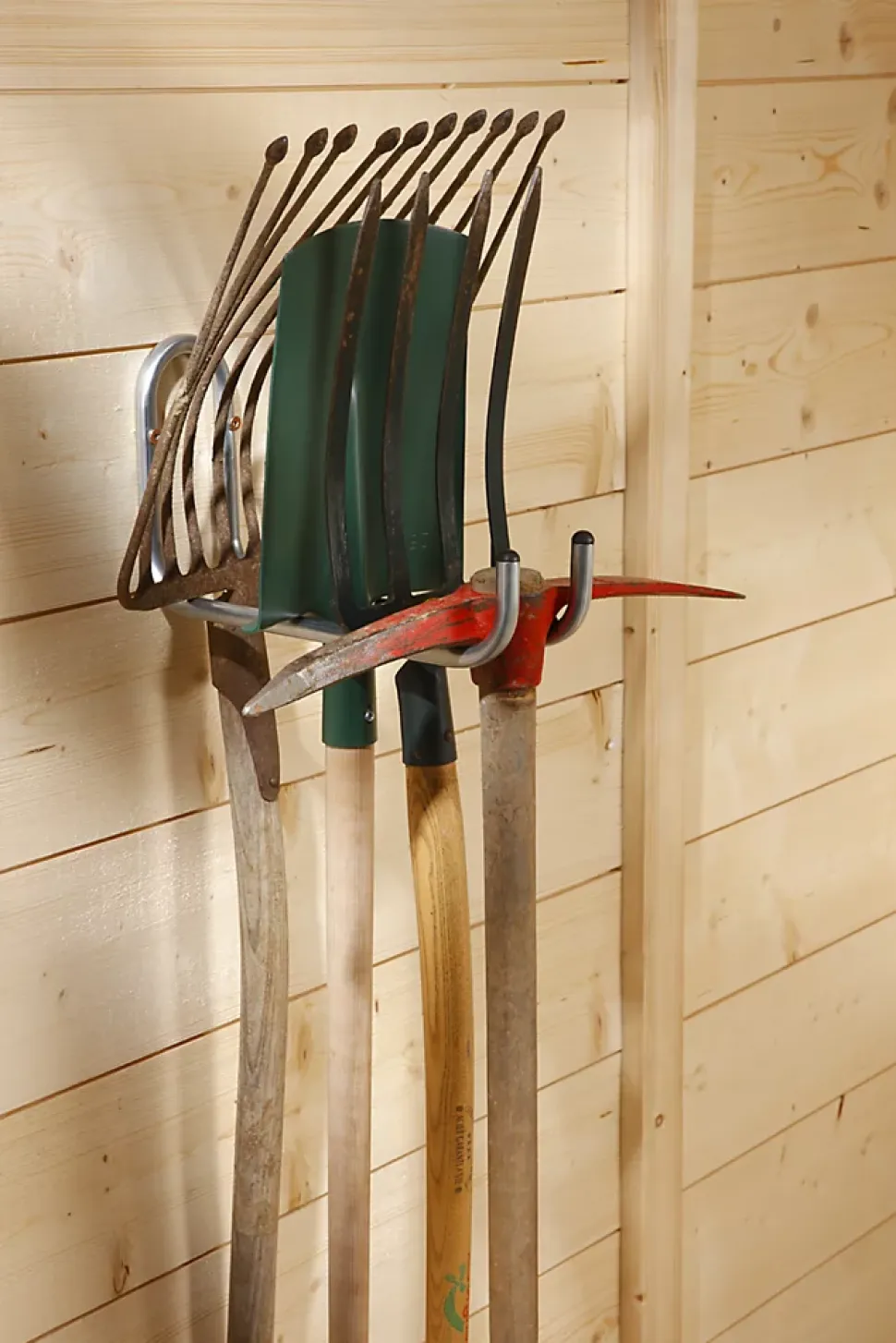 Support de rangement équerre double Mottez L. 35 cm acier