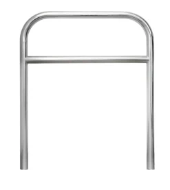 Support de vélos tubulaire avec barre transversale fixation a sceller Lot de 18 pièces.