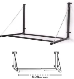 Support mural pour pneus Autobest, 90 kg