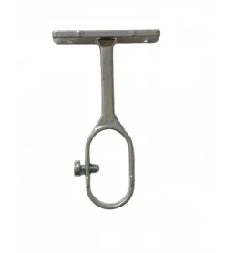 Support Oeil Ovale en Aluminium - Tringle Penderie diamètre 20 mm