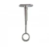 Support Oeil Réglable en Acier pour Tringle de Penderie diamètre 20 mm