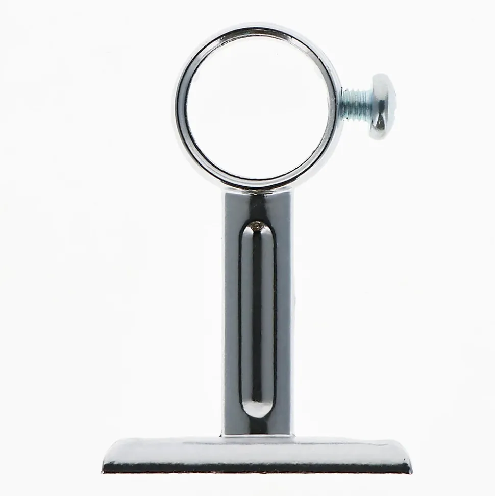 Support pour Barre de penderie en Acier Chromé Diam.20mm de 5,4cm - Boulet
