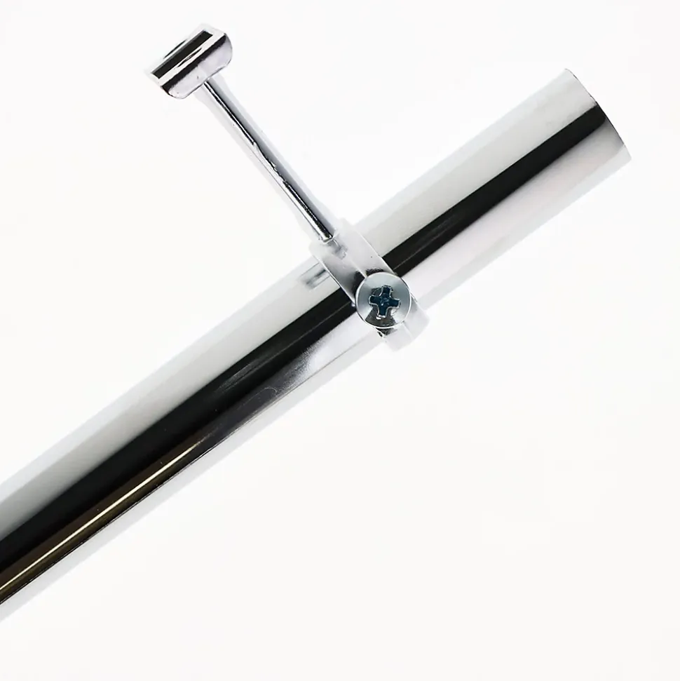 Support pour Barre de penderie en Acier Chromé Diam.20mm de 5,4cm - Boulet
