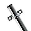Support pour Barre de penderie Ovale en Acier Chromé Diam.30x15mm - Boulet
