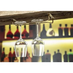 Support Professionnel pour Verres à Pied en Acier 610 mm