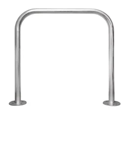 Support vélos tubulaire, sans barre tansversale, fixation a visser. Lot de 18 pièces.