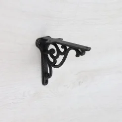 Supports étagères en zamac Diamètre 150 x 115 Fer noir vintage