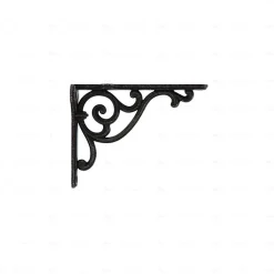 Supports étagères en zamac Diamètre 150 x 115 Fer noir vintage