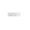 Surmeuble darmoire 3 portes Collection FLEX L136 x H40 x P54 cm Blanc brillant Style design