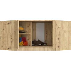 Surmeuble pour armoire AKORD S100 Chêne Artisan 100 cm 2 portes 3 étagères 100x50x55 cm