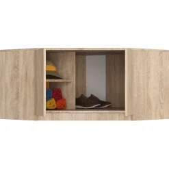Surmeuble pour armoire AKORD S100 Chêne Sonoma 100 cm 2 portes 3 étagères 100x50x55 cm