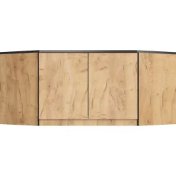 Surmeuble pour armoire AKORD S100 Chêne Craft 100 cm 2 portes 3 étagères 100x50x55 cm