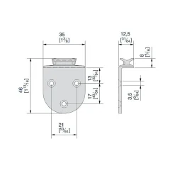 Système coulissant SLID'UP 1900 pour 2 portes de placard - rail 1,5 m aluminium - 6 kg