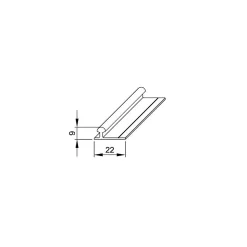 Système coulissant SLID'UP 130 pour 2 ou 3 portes de placard - rail 1,94 m - 70 kg