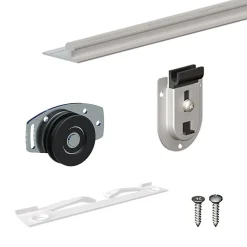 Système coulissant SLID'UP 130 pour 2 ou 3 portes de placard - rail 1,94 m - 70 kg