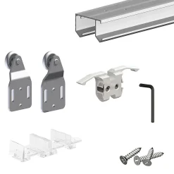 Système coulissant SLID'UP 110 pour 2 portes de placard - rail 1,2 m - 45 kg