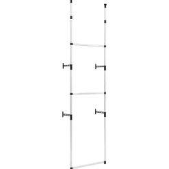 Système de garde robe télescopique avec barres Aluminium