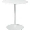 Table à manger ronde 70x75 cm pour 2 personnes avec pied en acier