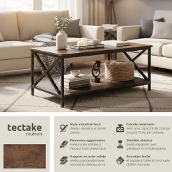 Table basse salon Style industriel