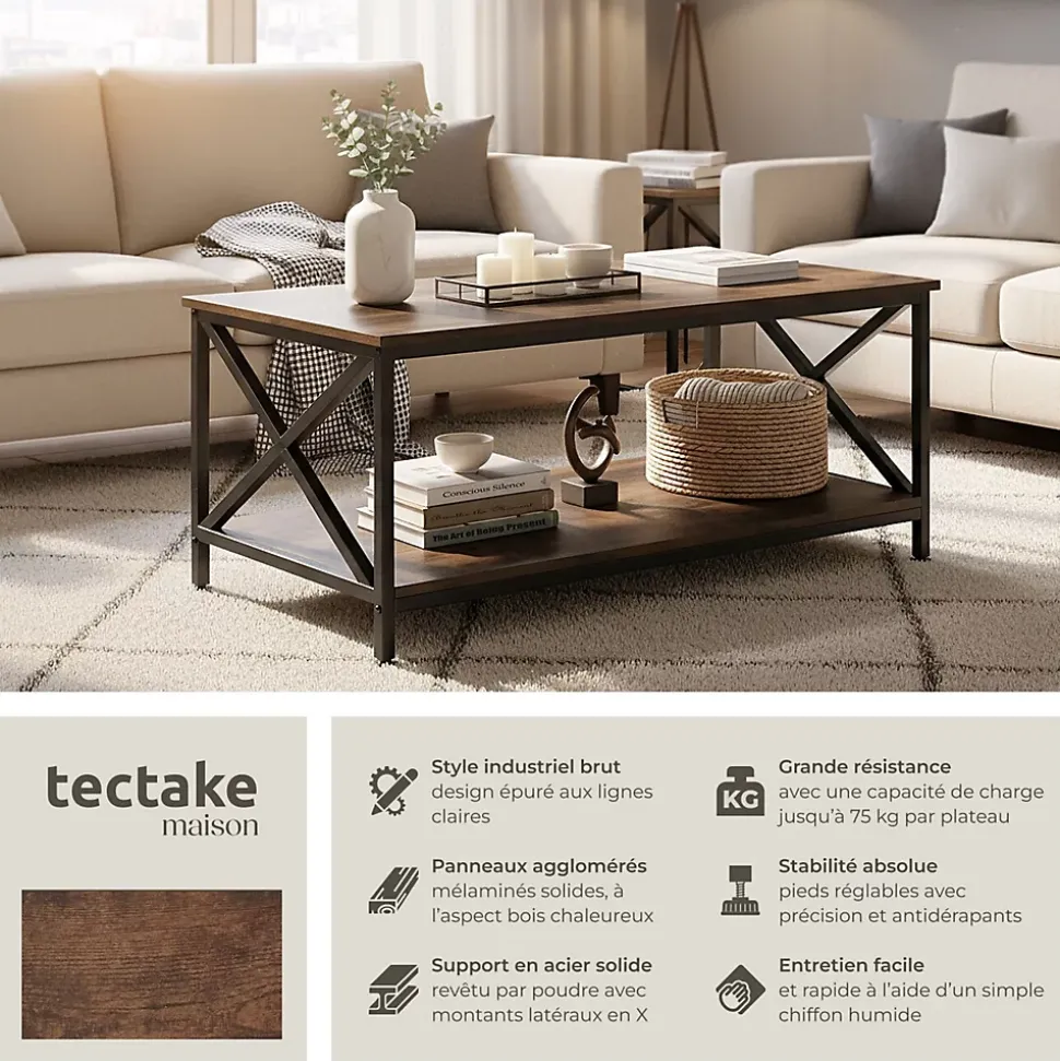 Table basse salon Style industriel