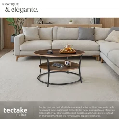 Table basse salon Style industriel