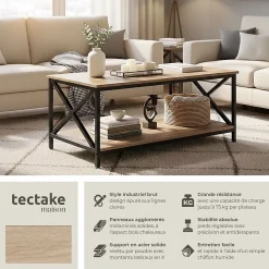 Table basse salon Style industriel