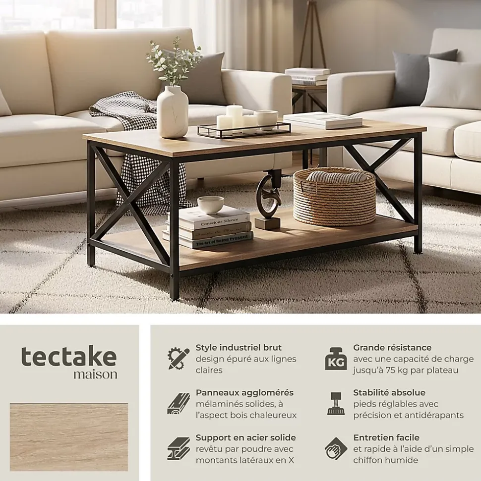 Table basse salon Style industriel
