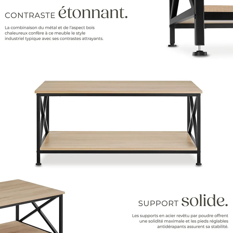 Table basse salon Style industriel