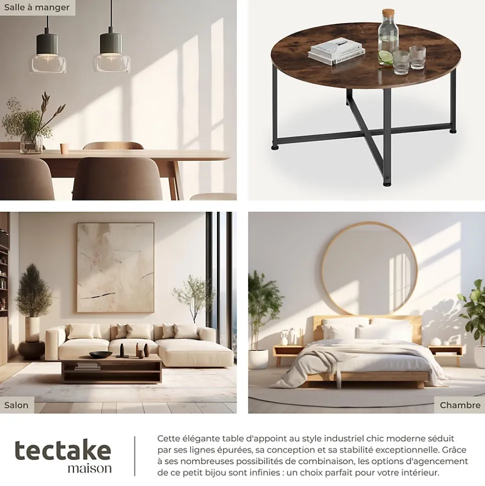 Table basse salon Style industriel