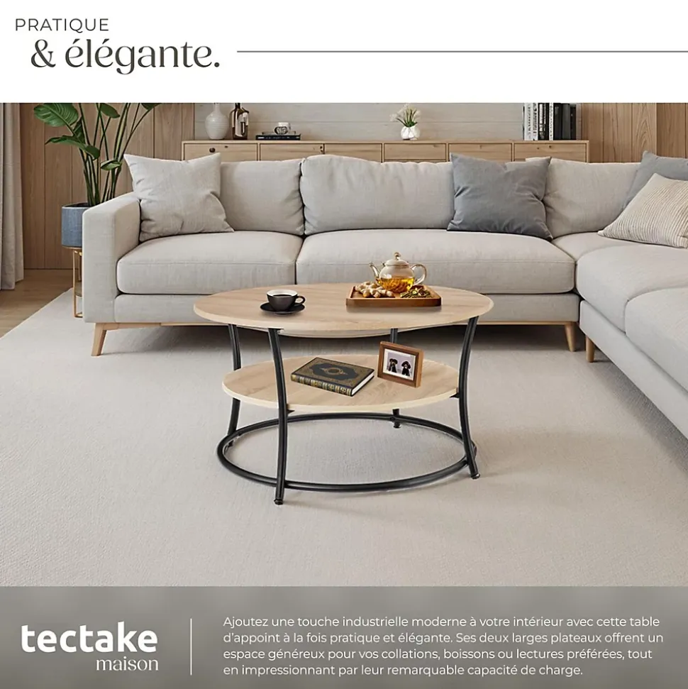 Table basse salon Style industriel