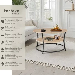 Table basse salon Style industriel