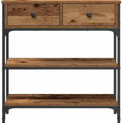 Table console Bois ancien 72,5 x 25 x 75 cm Bois d'ingénierie vidaXL