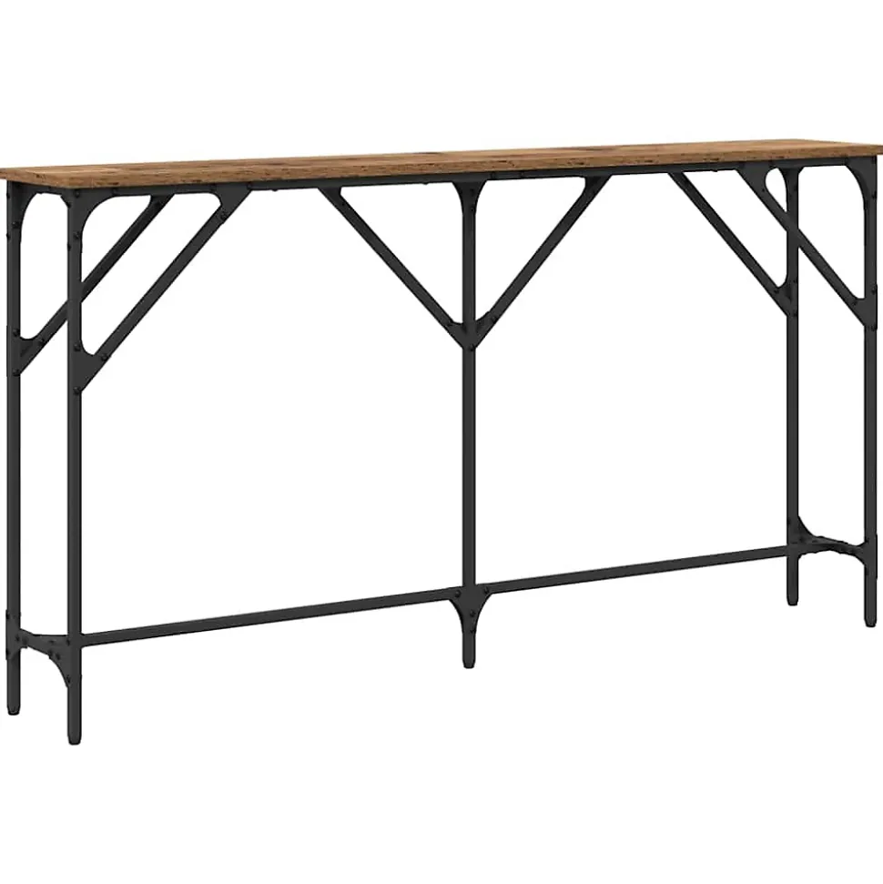 Table console Bois Ancien 140 x 23 x 75 cm vidaXL