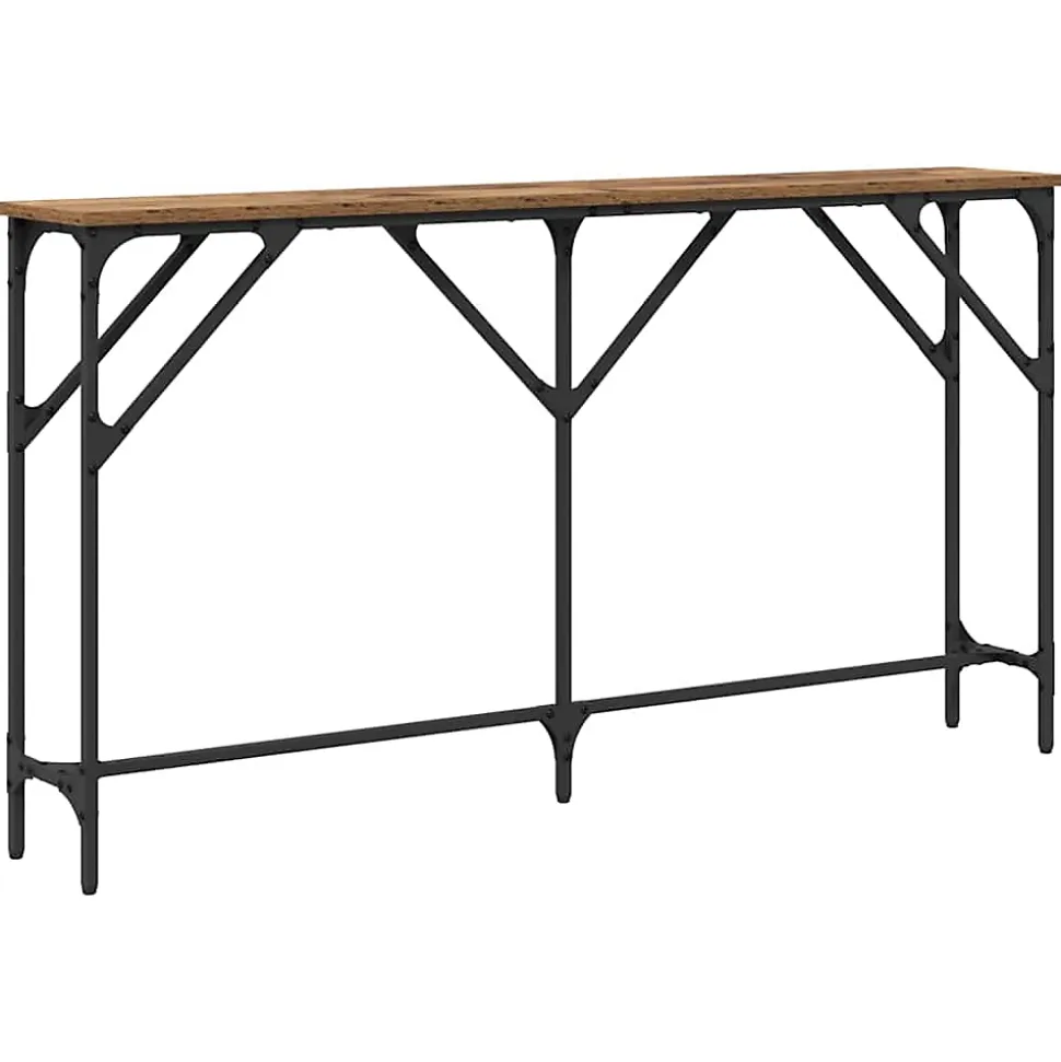 Table console Bois Ancien 140 x 23 x 75 cm vidaXL