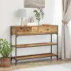 Table console Bois ancien 72,5 x 25 x 75 cm Bois d'ingénierie vidaXL